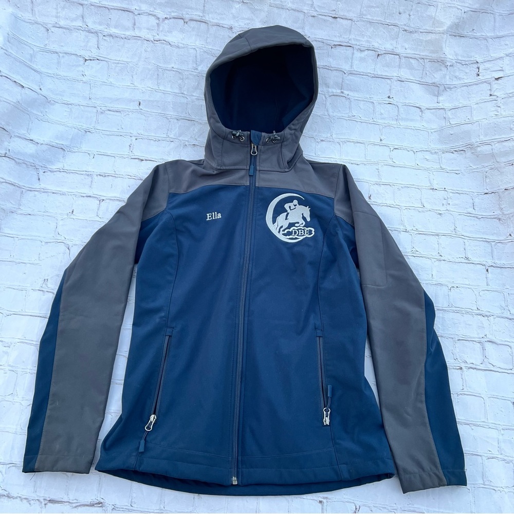 Ladies Custom embroidered zippered jacket (size Small)